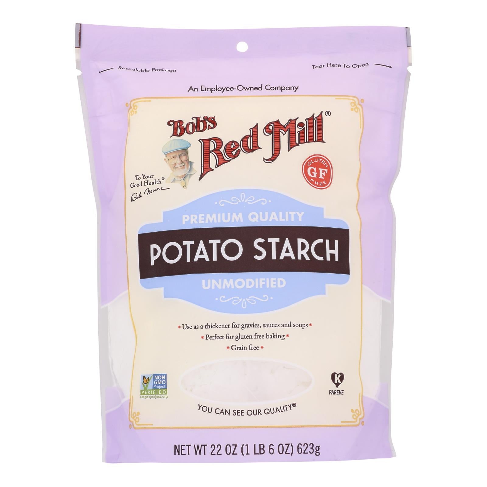 Bob's Red Mill - Potato Starch Gf - Case Of 4-22 Oz