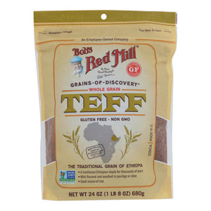 Bob's Red Mill - Teff Whole Grain - Case Of 4 - 24 Oz