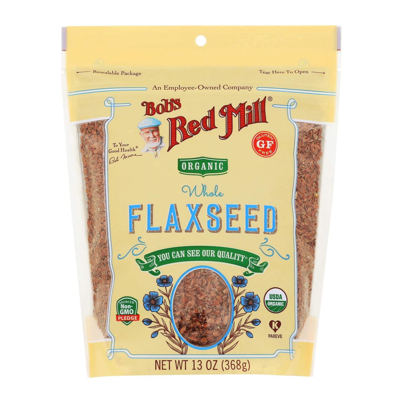 Bob's Red Mill - Flaxseed Brown - Case Of 4-13 Oz