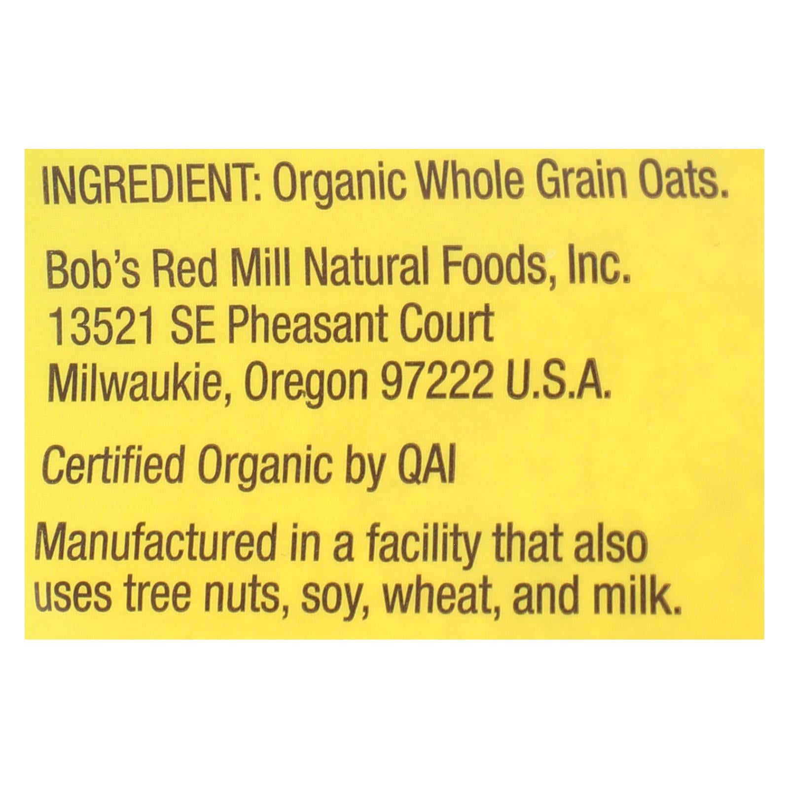 Bob's Red Mill - Oatmeal - Organic Scottish  - Case Of 4 - 20 Oz.