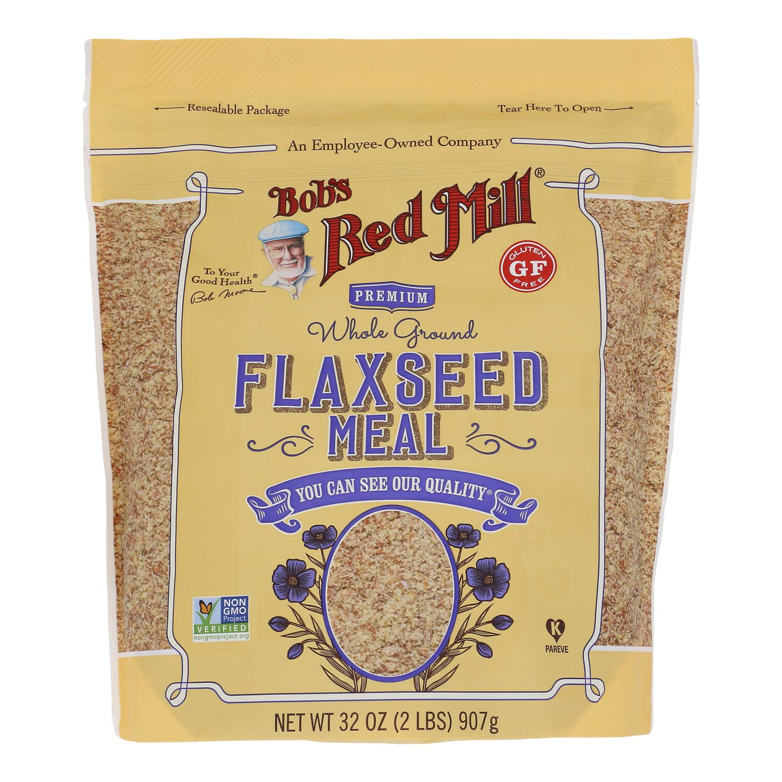 Bob's Red Mill - Flaxseed Meal - Gluten Free - Case Of 4 - 32 Oz