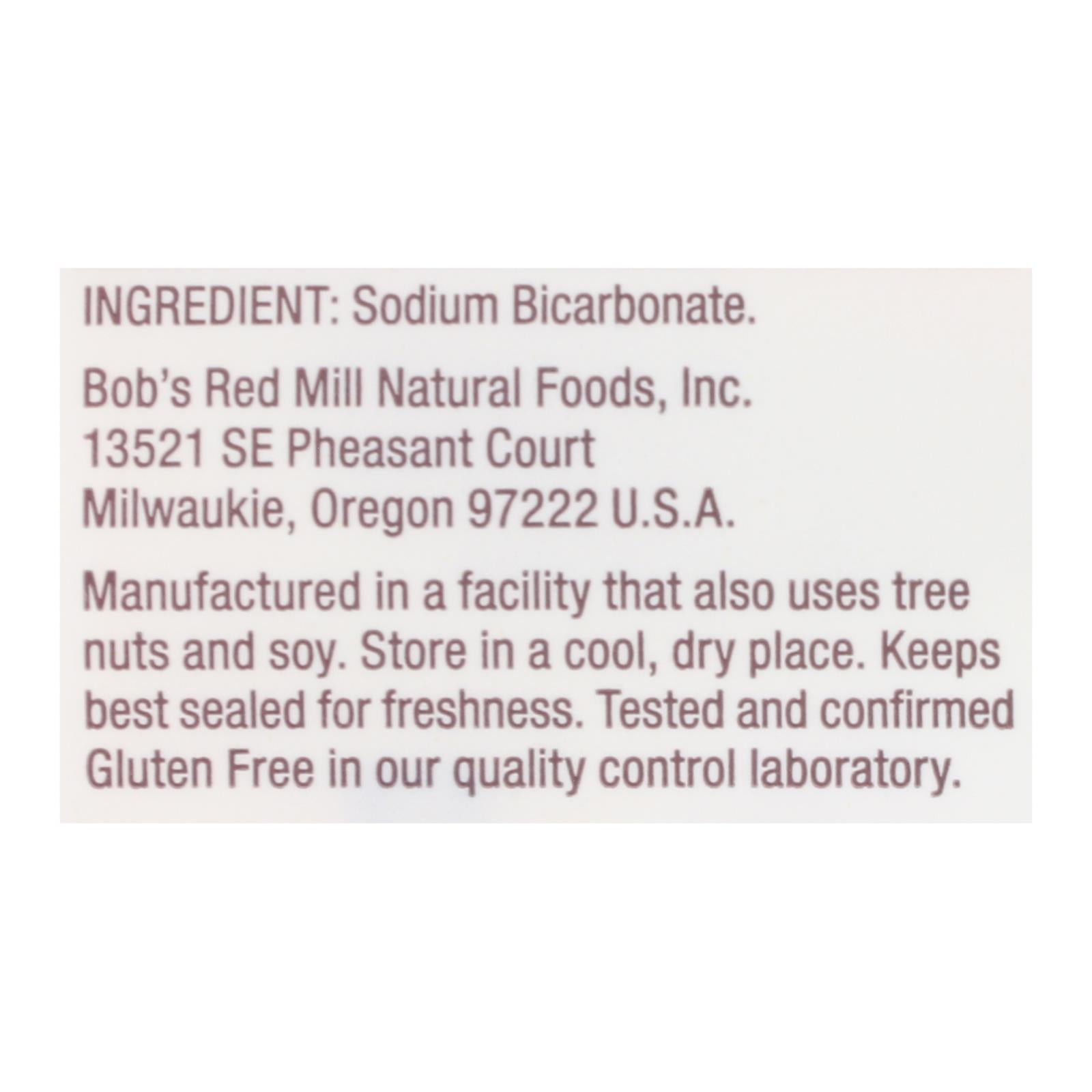 Bob's Red Mill - Baking Soda - Case of 4-16 OZ