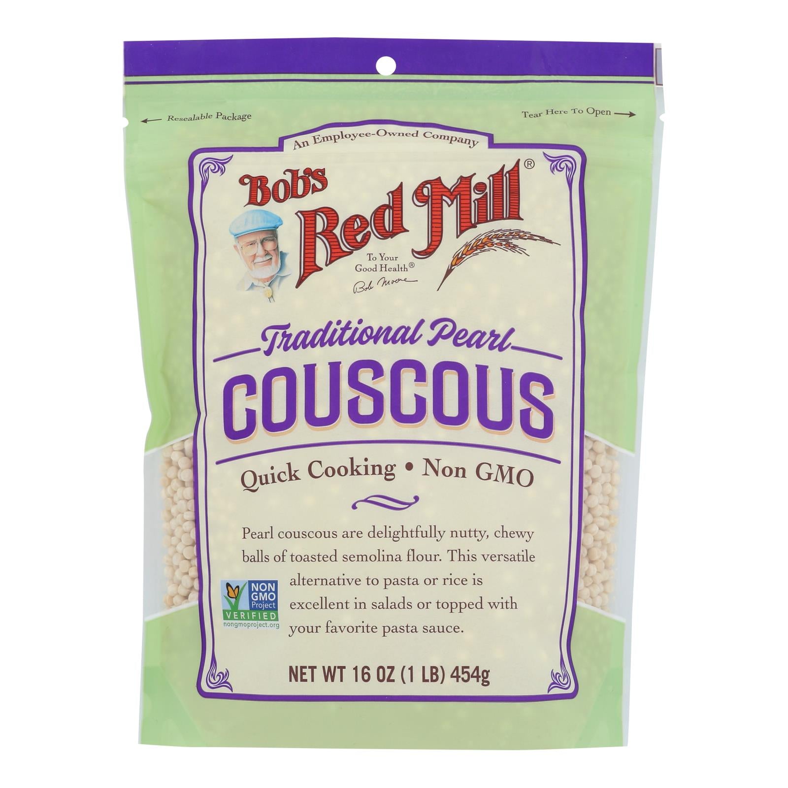 Bob's Red Mill - Couscous Pearl Natural - Case Of 4 - 16 Oz