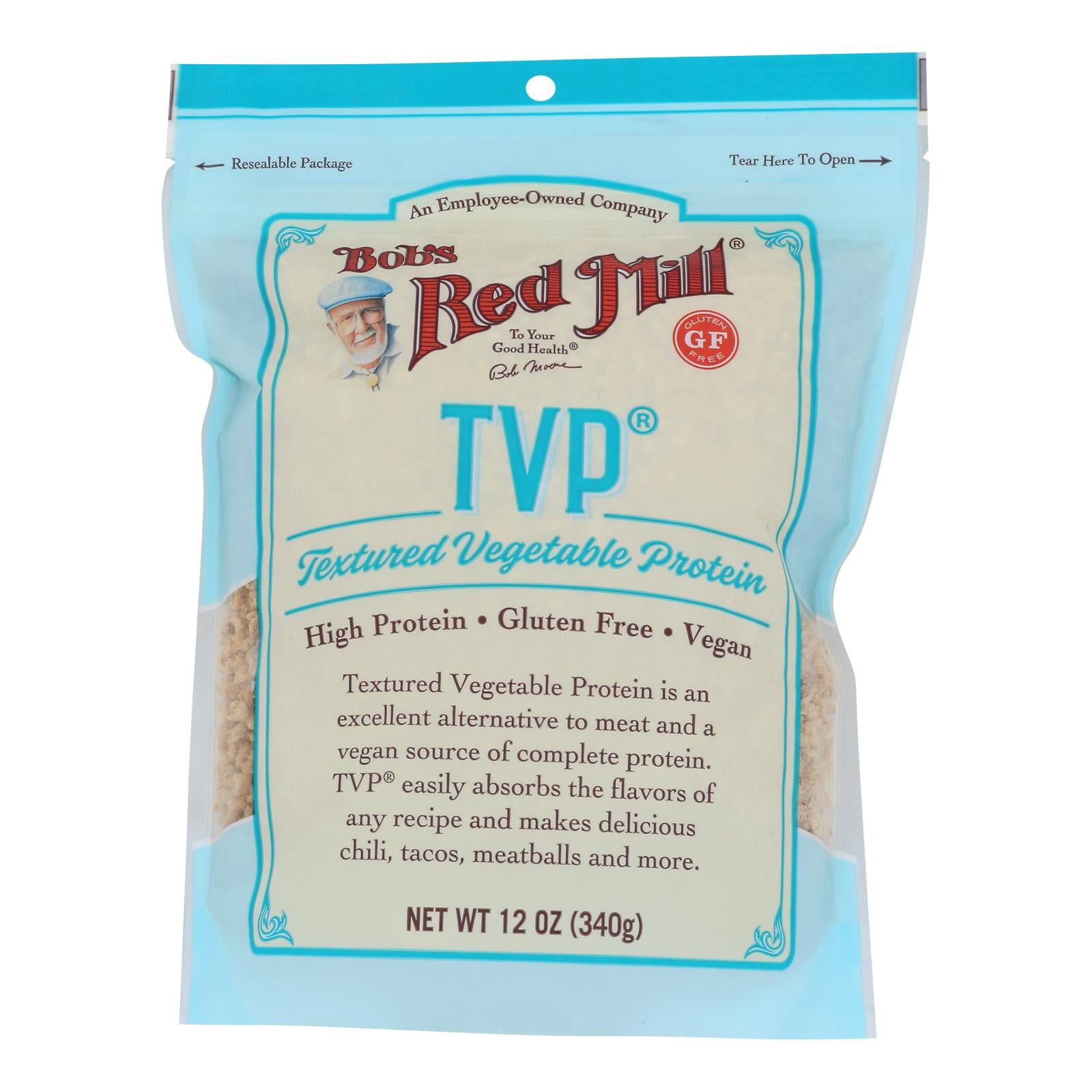 Bob's Red Mill - Texturized Veg Protein G/f - Case of 4-12 OZ