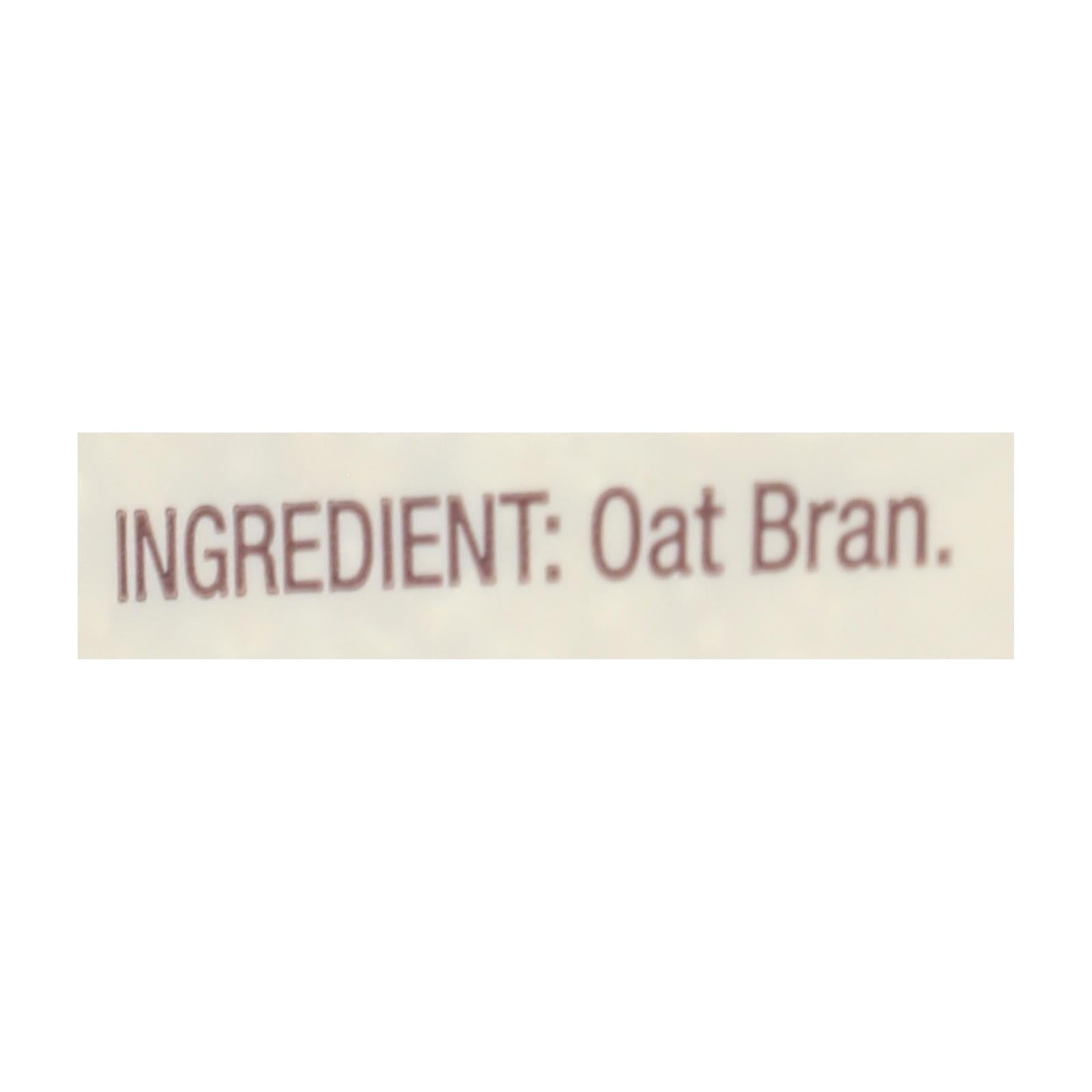 Bob's Red Mill - Oat Bran Hot Cereal - Case Of 4-18 Oz.
