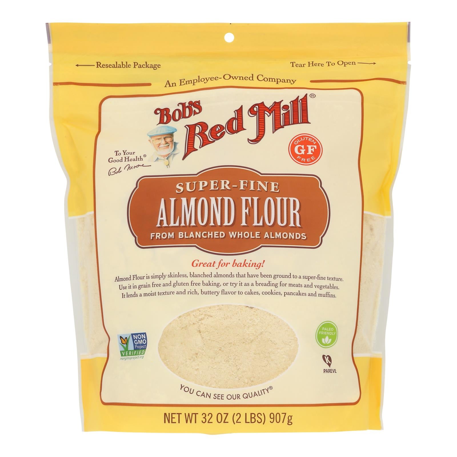 Bob's Red Mill - Flour - Almond - Blanched - Case Of 4 - 32 Oz