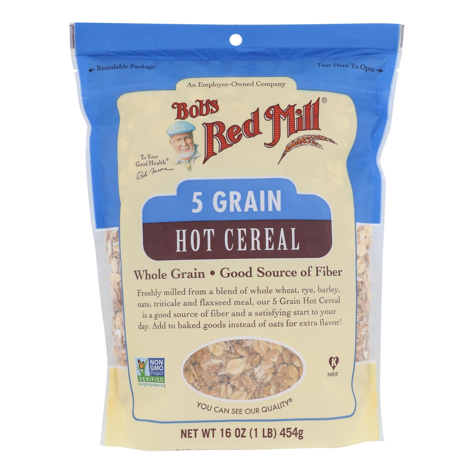 Bob's Red Mill - Cereal 5 Grain Rolled - Case Of 4-16 Oz
