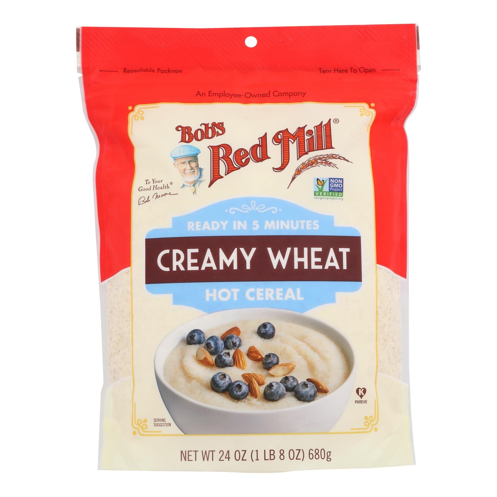 Bob's Red Mill - Cereal Creamy Wheat Farin - Case Of 4-24 Oz