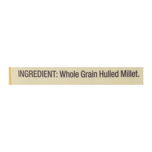 Bob's Red Mill - Millet Flour Gluten Free - Case Of 4 - 20 Oz