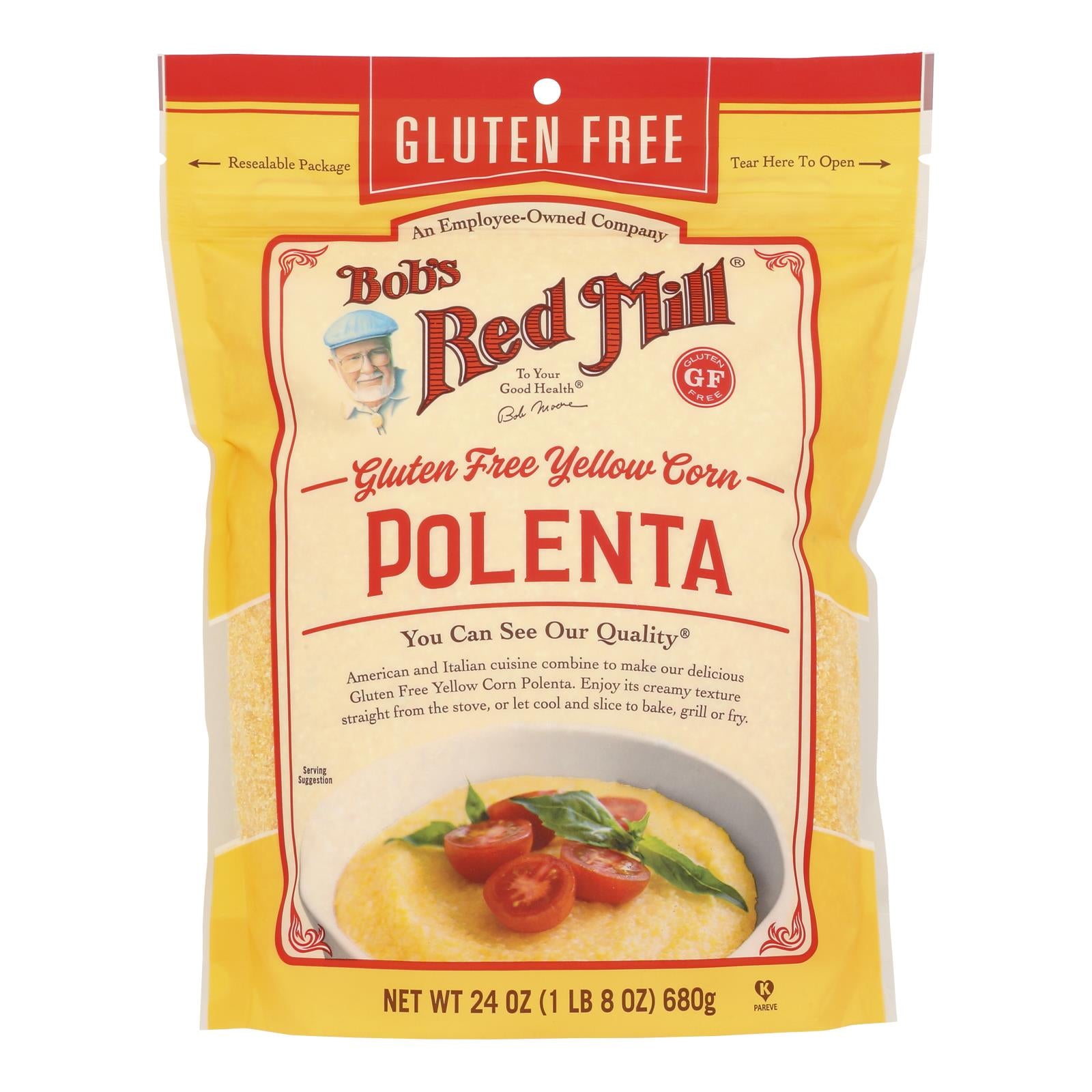 Bob's Red Mill - Corn Grits Polenta Gluten Free - Case Of 4 - 24 Oz