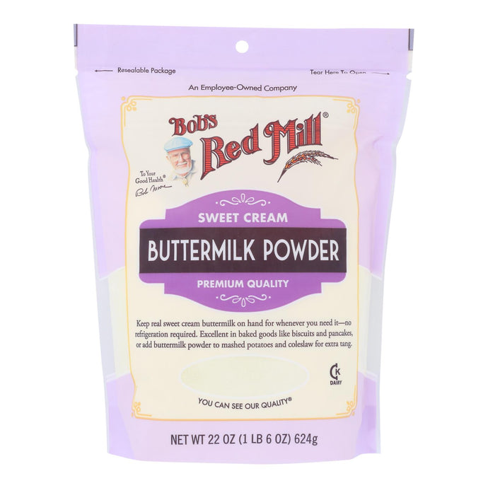 Bob's Red Mill - Milk Powder Buttermilk - Case Of 4-22 Oz