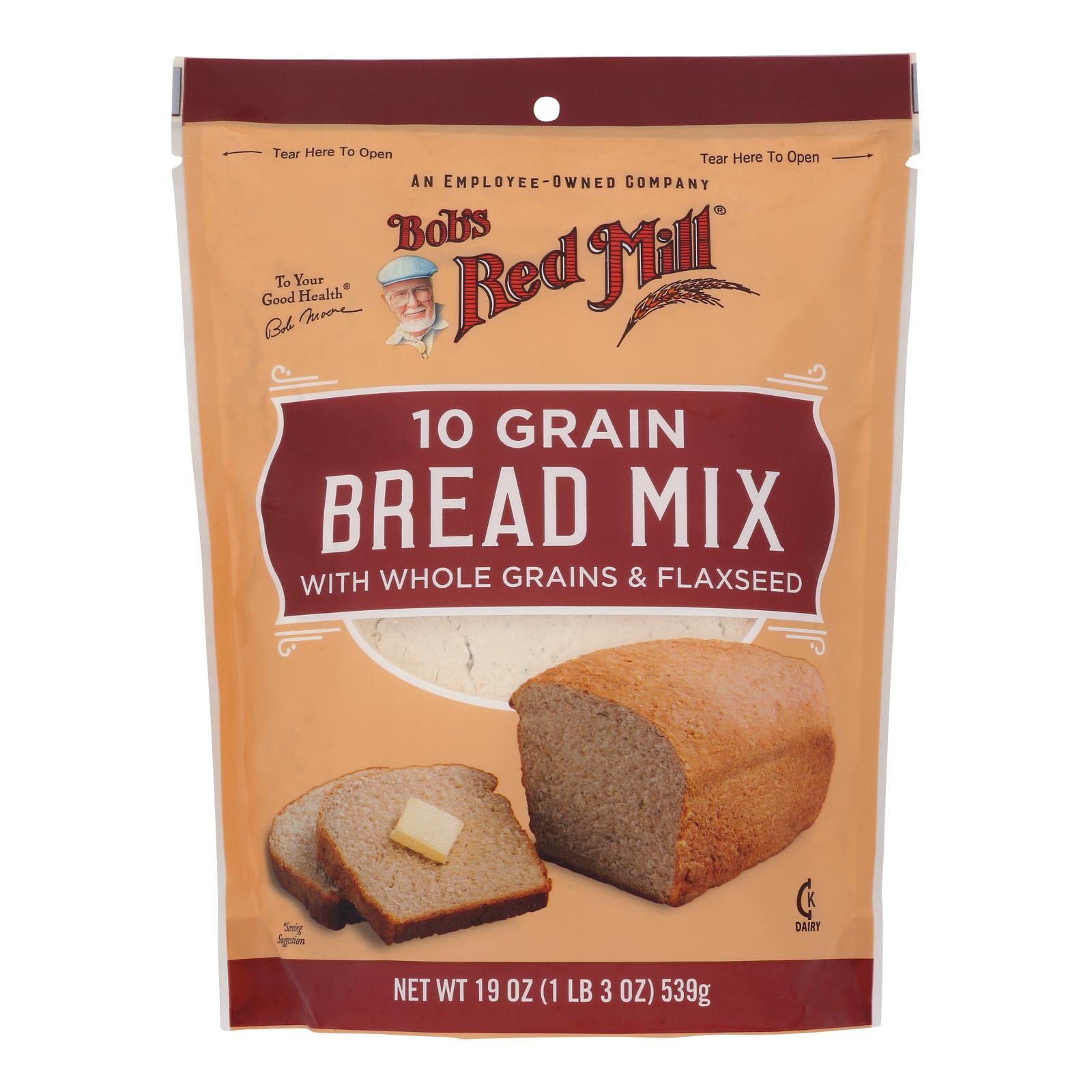 Bob's Red Mill - Bread Mix 10 Grain - Case Of 4-19 Oz