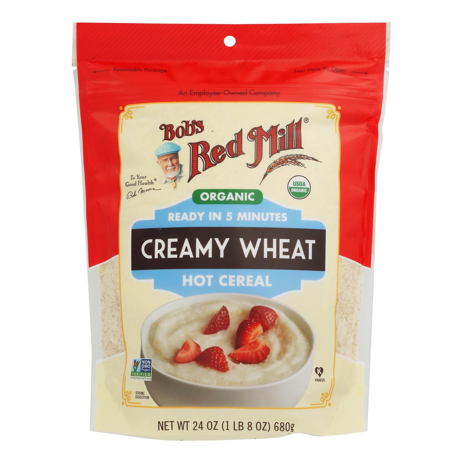 Bob's Red Mill - Cereal Creamy Wheat - Case Of 4-24 Oz