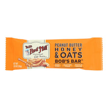 Load image into Gallery viewer, Bob&#39;s Red Mill - Bar Pnut/btr Honey Oats - Case Of 12-1.76 Oz