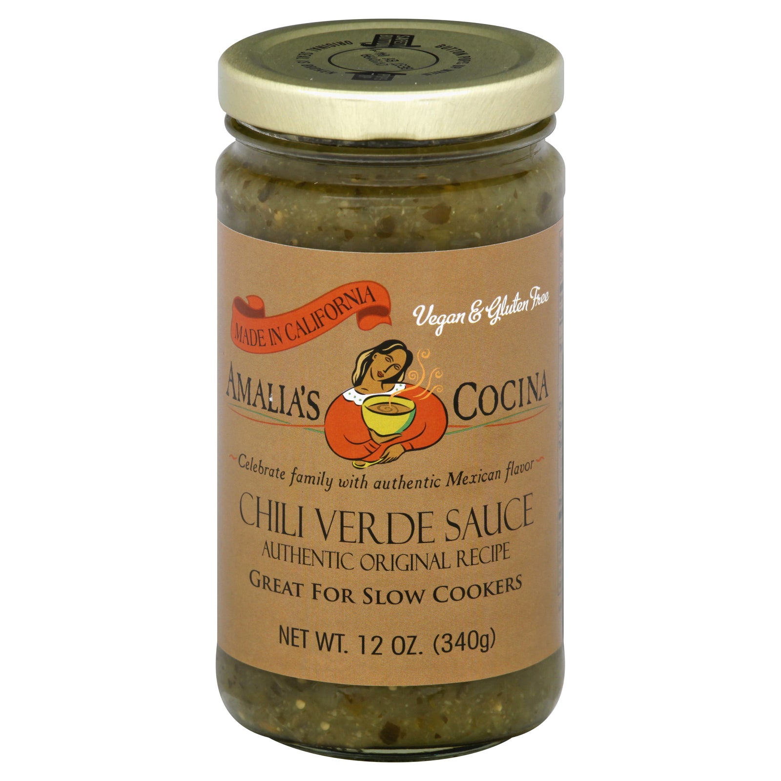 Amalias Cocina - Sauce Chili Verde - Case of 12-12 OZ