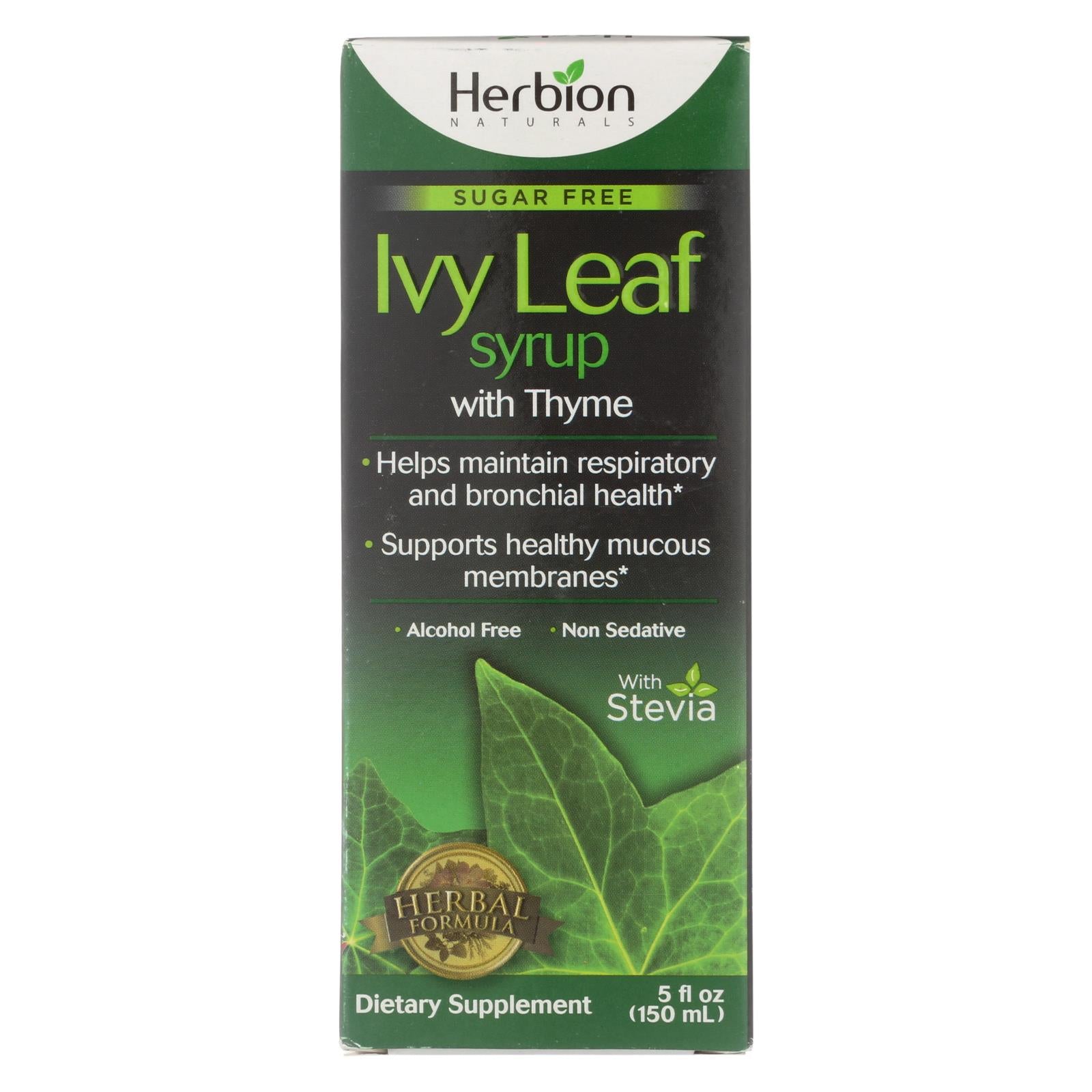 Herbion Naturals Sugar Free Ivy Leaf Syrup With Thyme Dietary Supplement  - 1 Each - 5 Oz