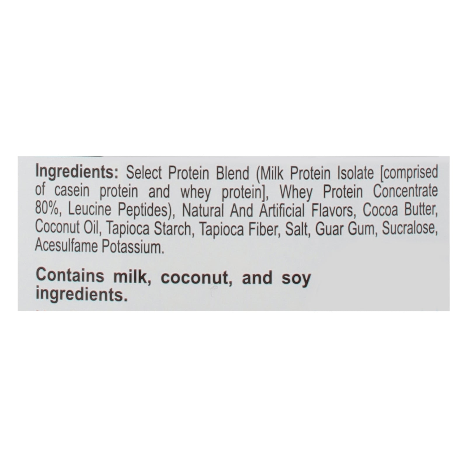 Pescience - Slct Prtn Wht Cho Macadma - EA of 1-1.85 LB