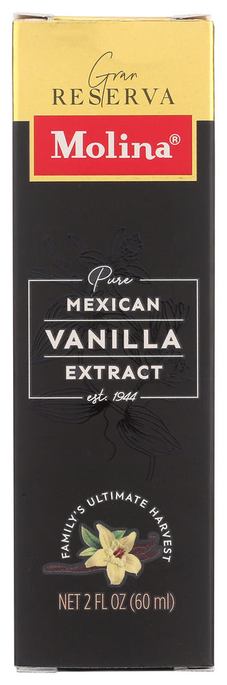 Molina Vanilla Extract Vanilla - Case of 12 - 2 OZ