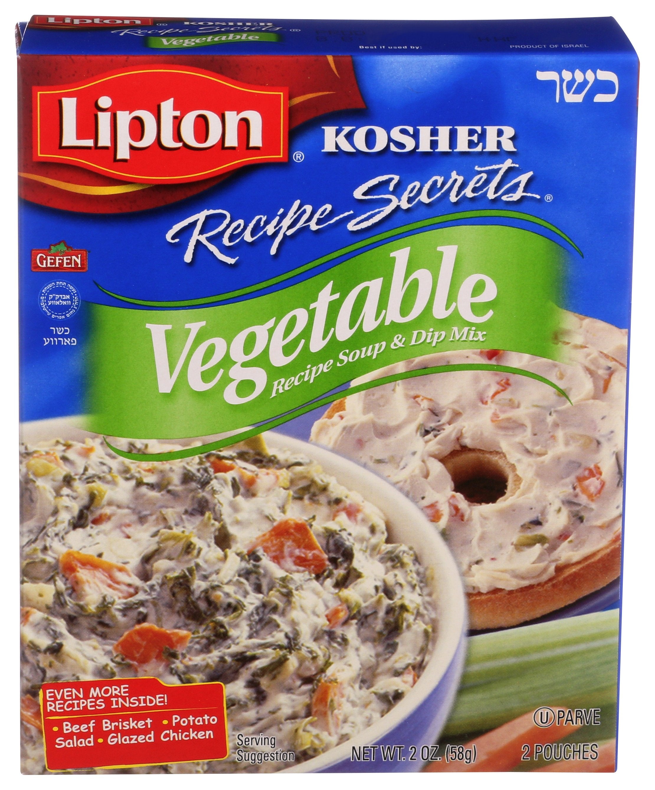 LIPTON - KOSHER SOUP RECIPE SECRET VGTBL - Case of 12