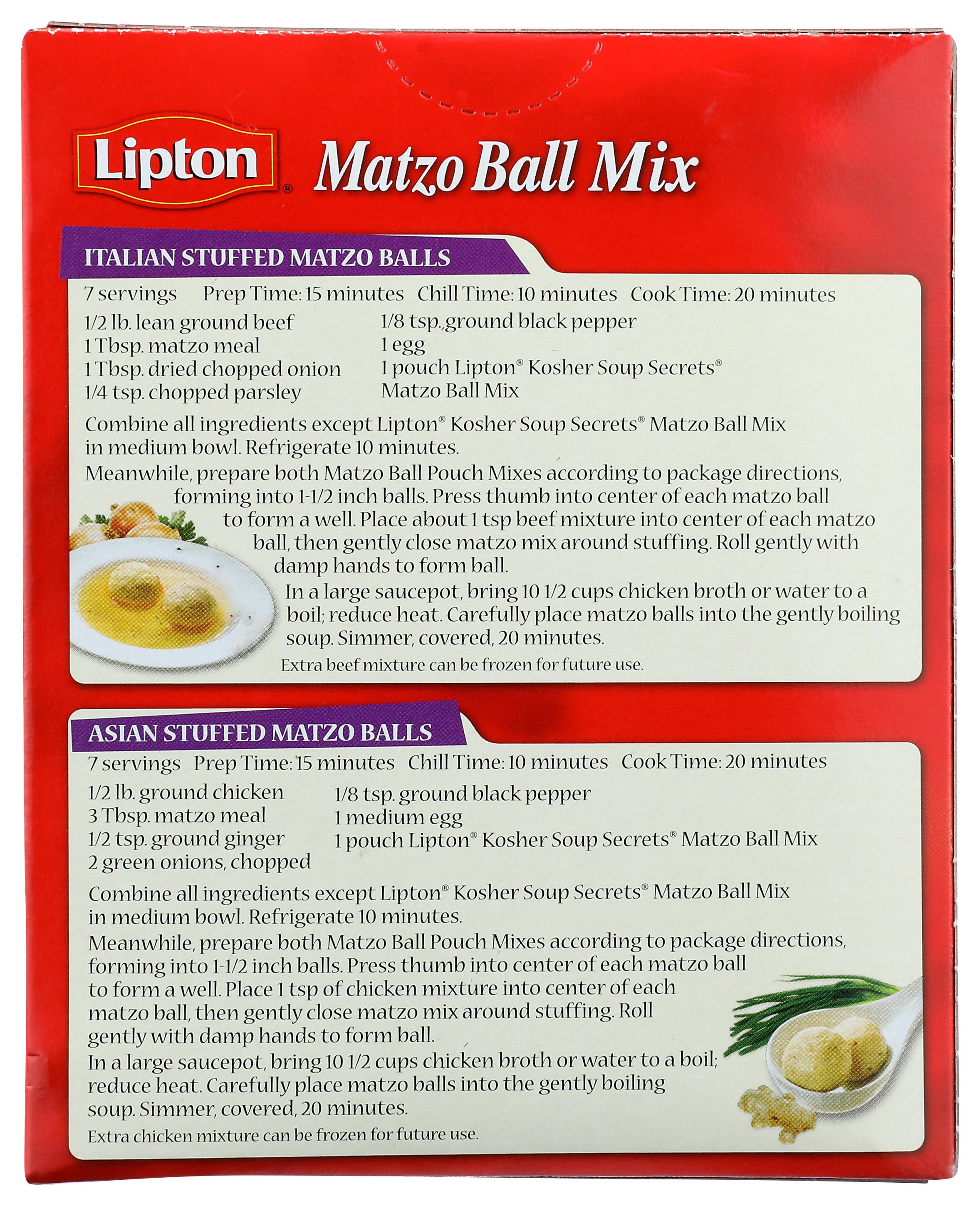 LIPTON - KOSHER MIX MATZO BALL - Case of 12