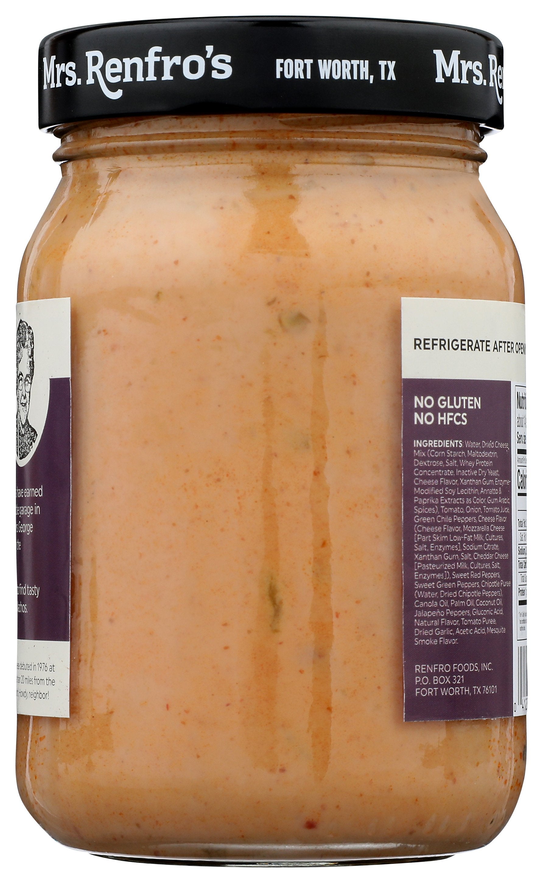 MRS RENFRO SAUCE NACHO CHS CHIPOTLE - Case of 6