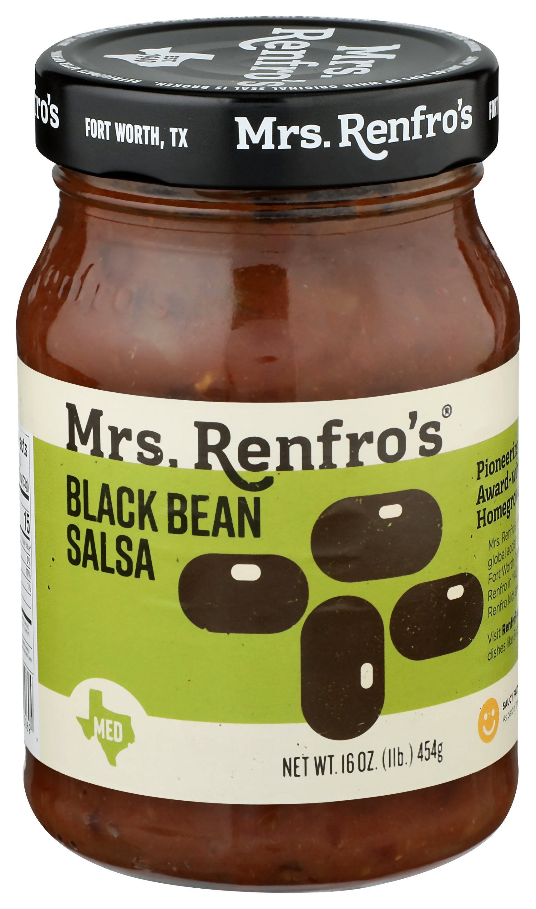 MRS RENFRO SALSA BLACK BEAN - Case of 6