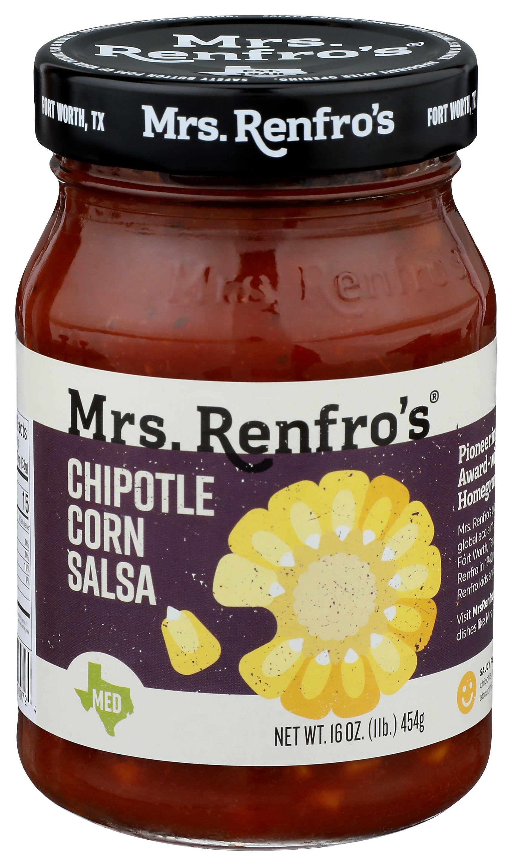 MRS RENFRO SALSA CHIPOTLE CORN - Case of 6