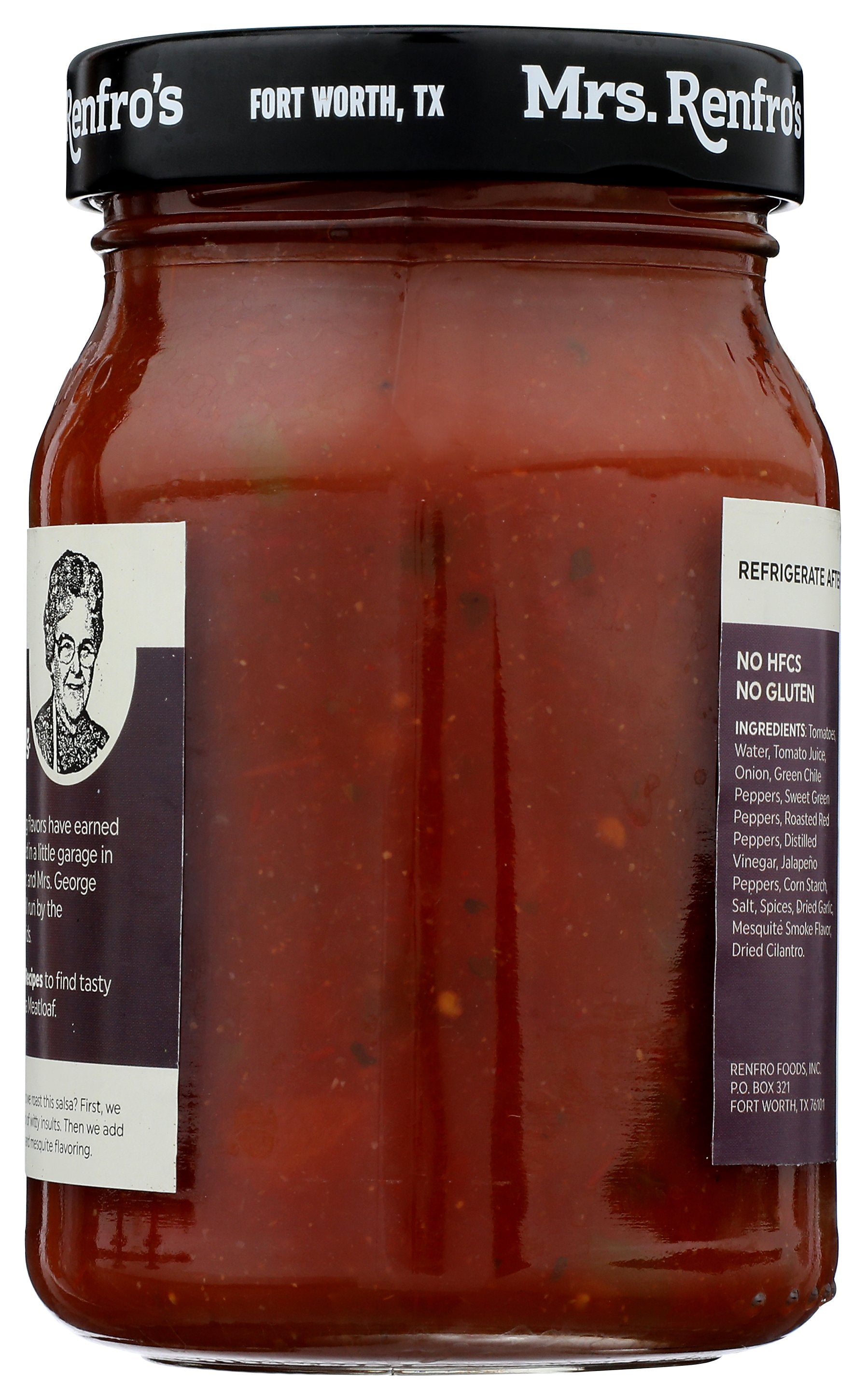 MRS RENFRO SALSA ROASTED - Case of 6