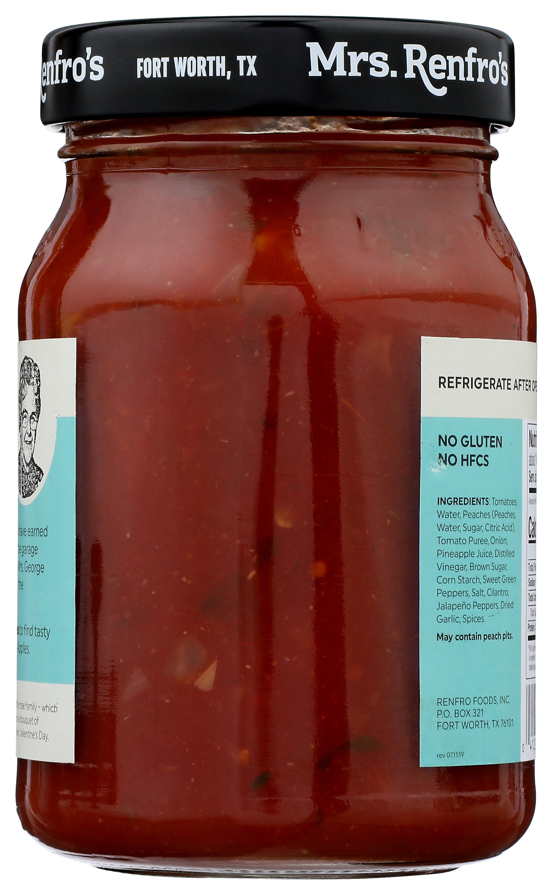 MRS RENFRO SALSA PEACH - Case of 6
