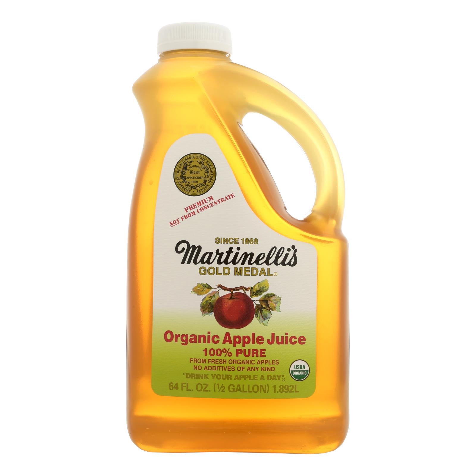 Martinelli's Organic Apple Juice - Case Of 6 - 64 Fl Oz.