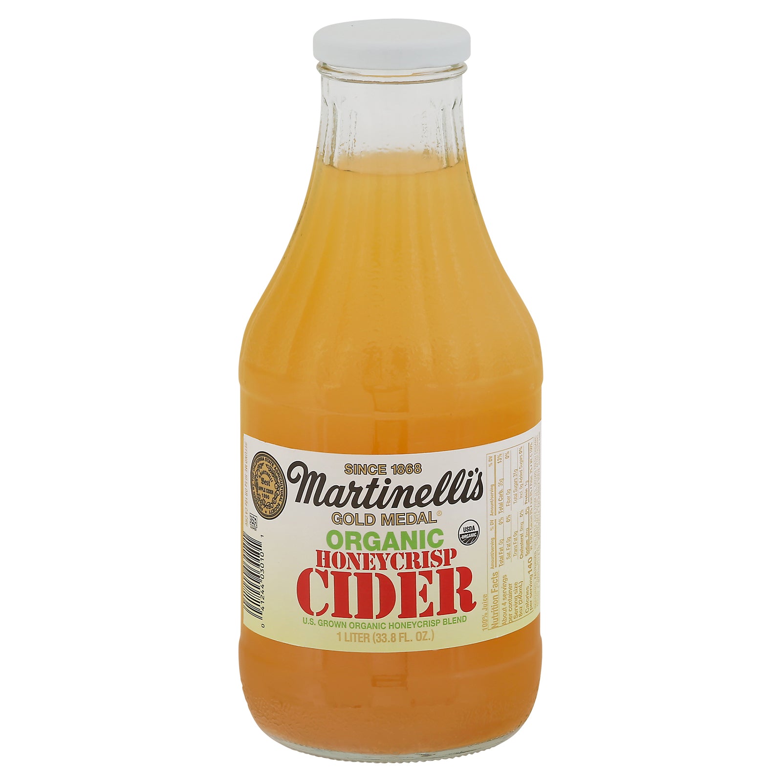 Martinelli's - Cider Og2 Hnycrsp Unfltrd - CS of 6-33.8 FZ