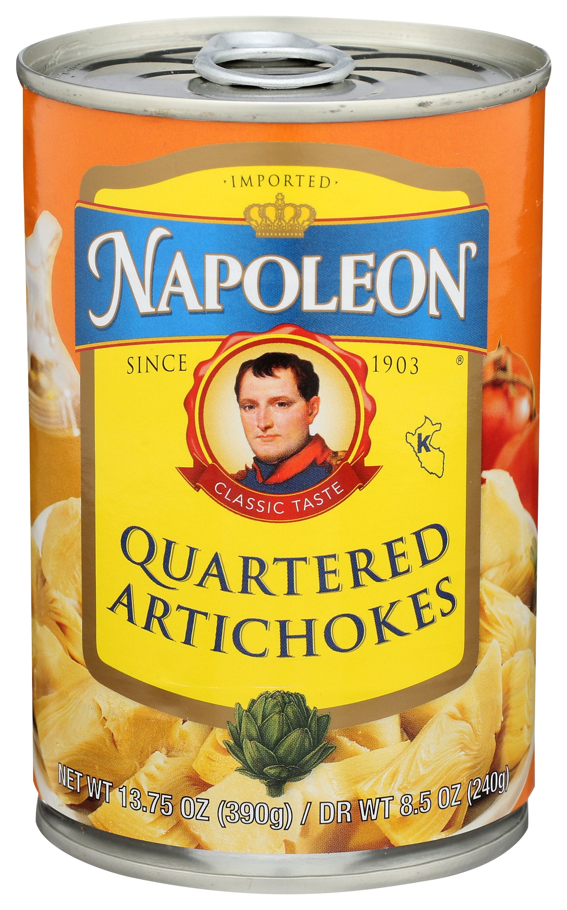 NAPOLEON ARTICHOKE QUARTERED - Case of 12