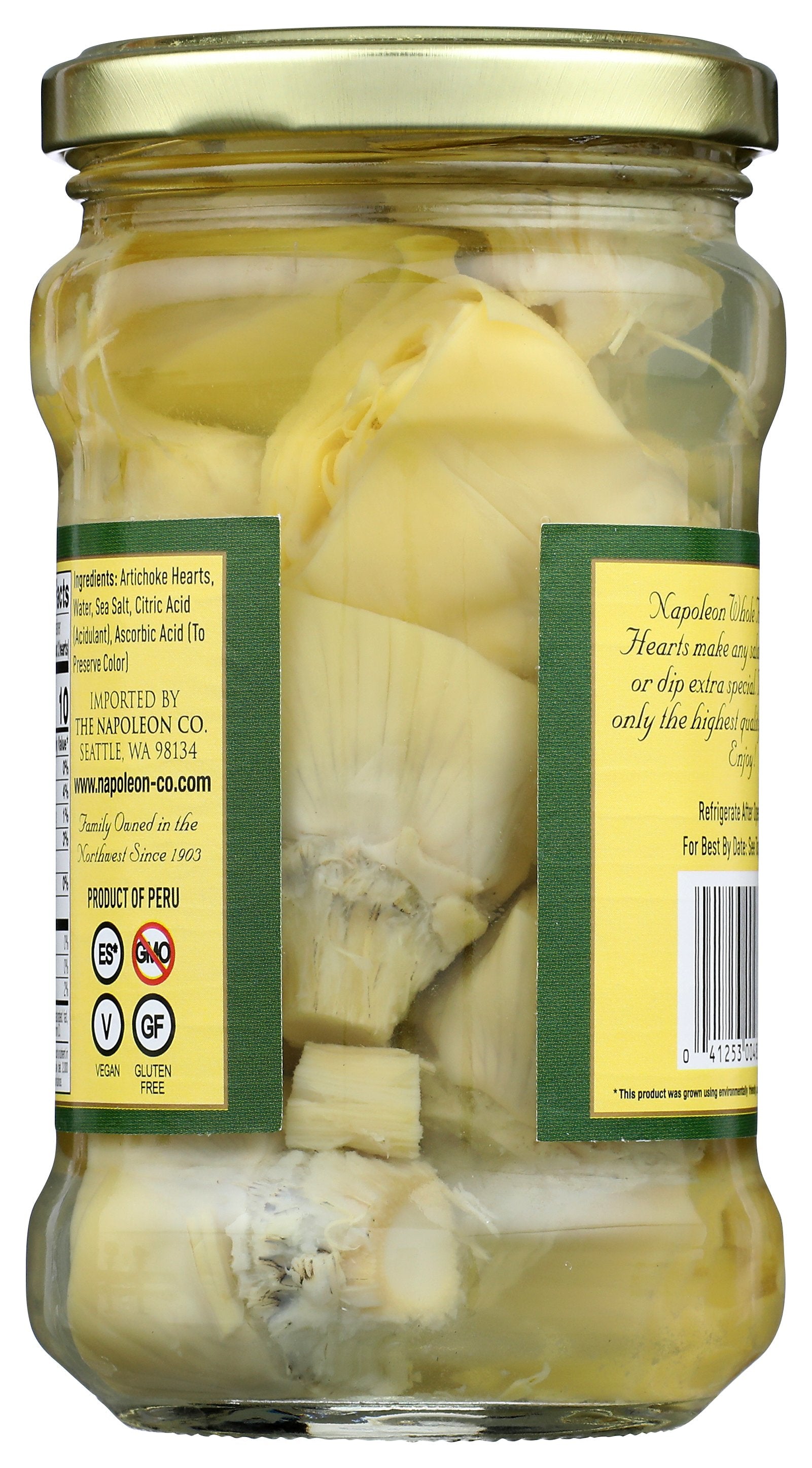 NAPOLEON ARTICHOKE WHL N GLASS - Case of 12