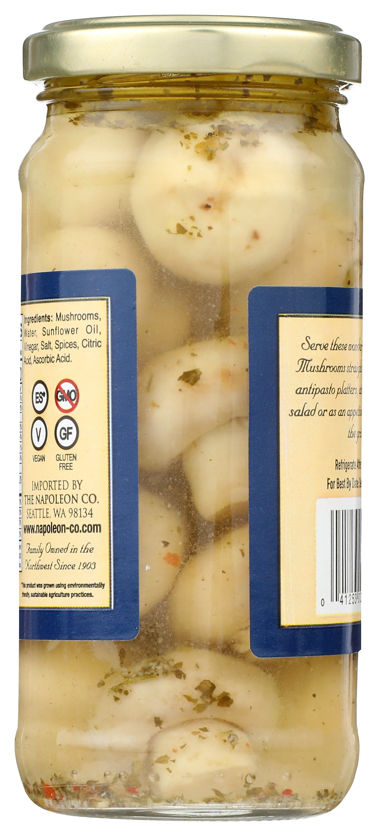 NAPOLEON MUSHROOM MARINATED - Case of 12