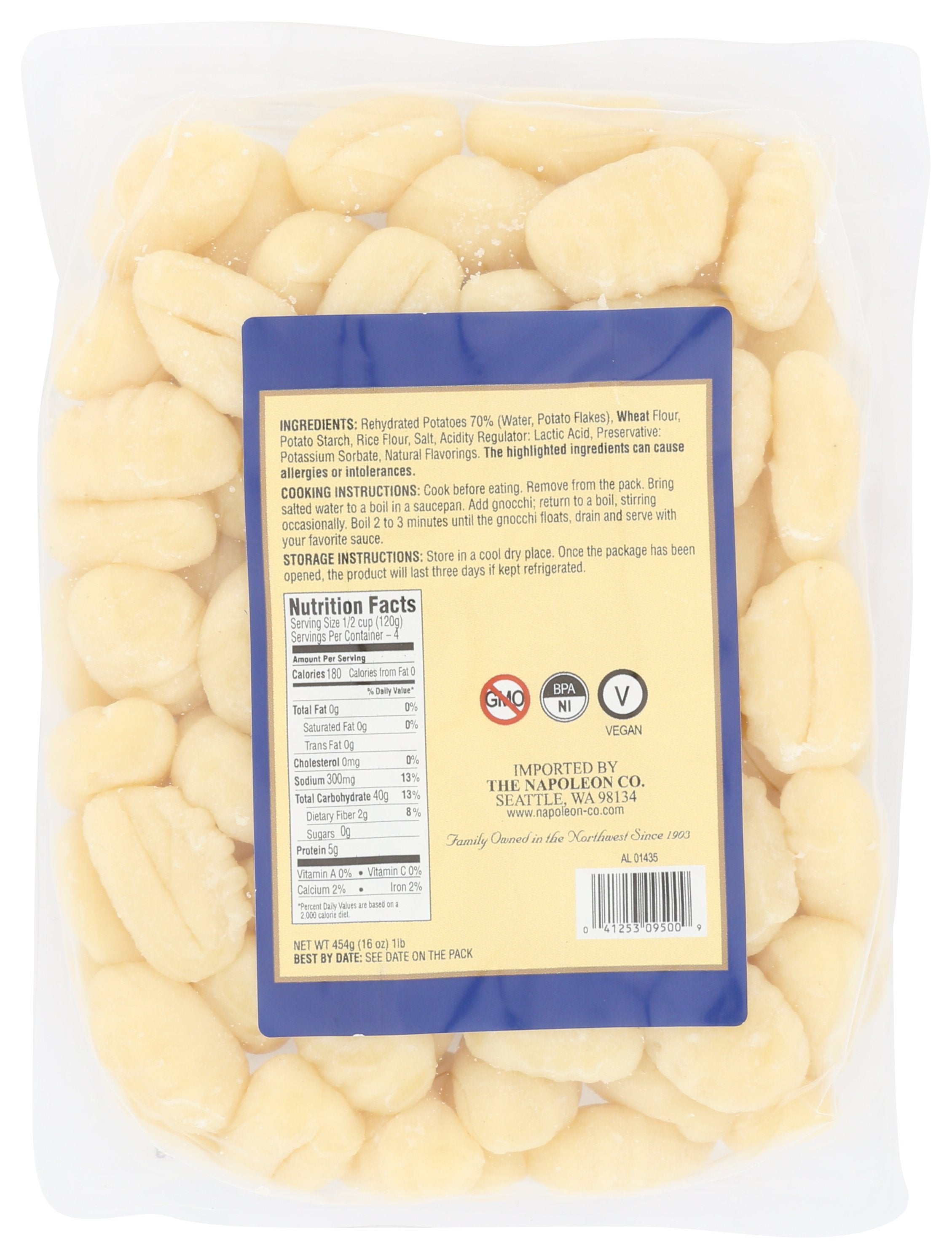 NAPOLEON GNOCCHI POTATO - Case of 12