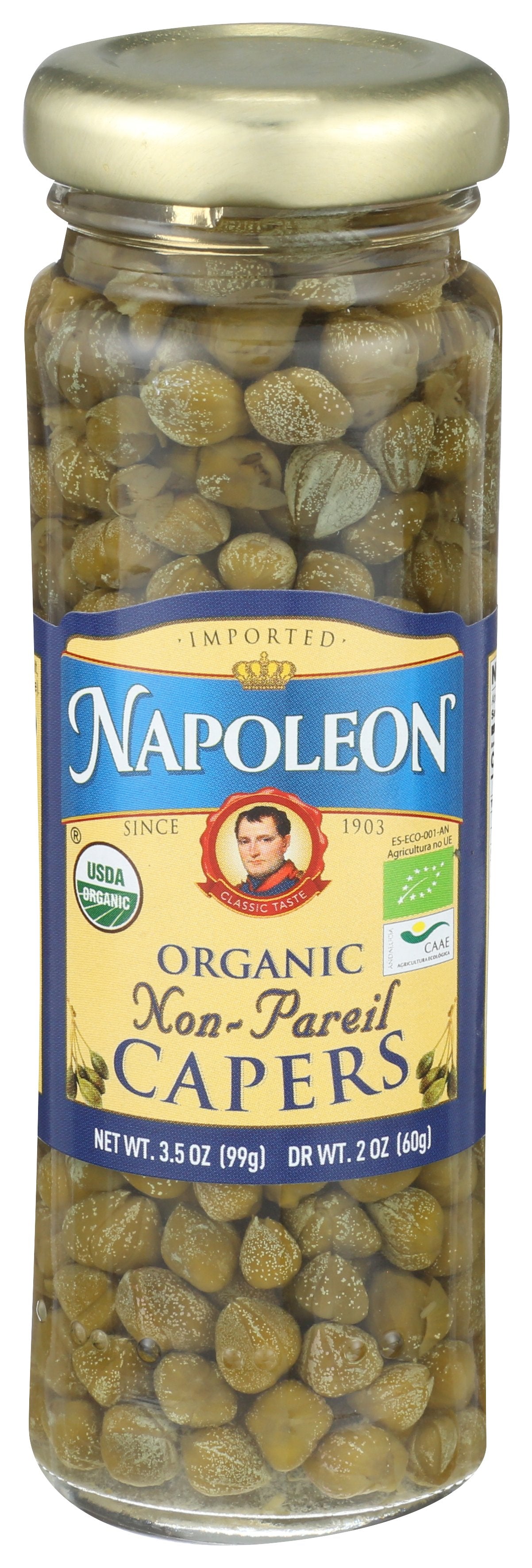 NAPOLEON CAPERS ORGANIC - Case of 12