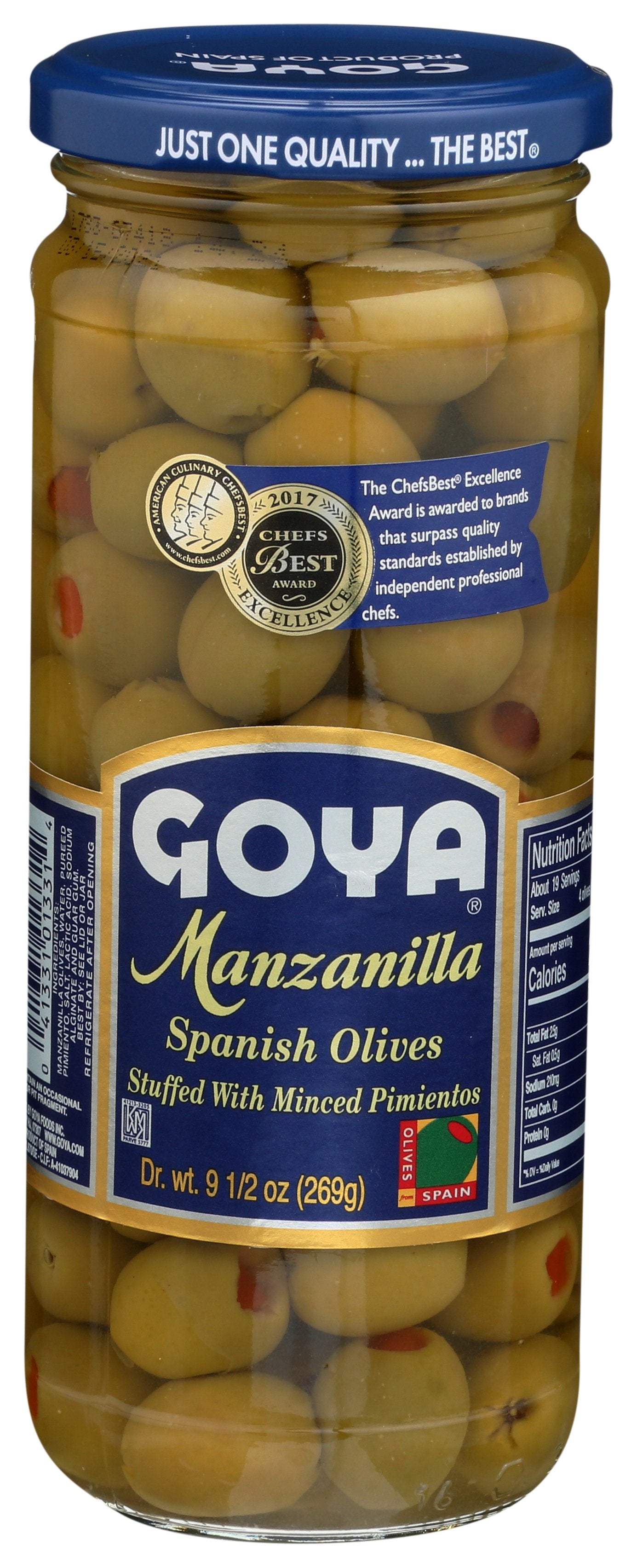 GOYA OLIVE STFD MANZNLA - Case of 12