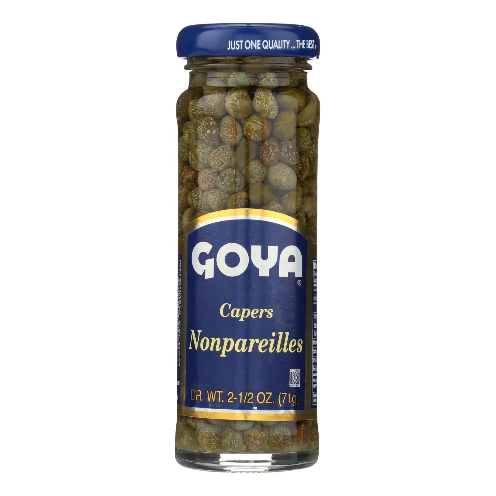 Goya - Capers Nonpareil - Case of 12-2.5 OZ