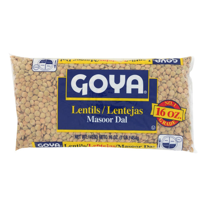 Goya - Beans Lentil - Case Of 24-16 Oz