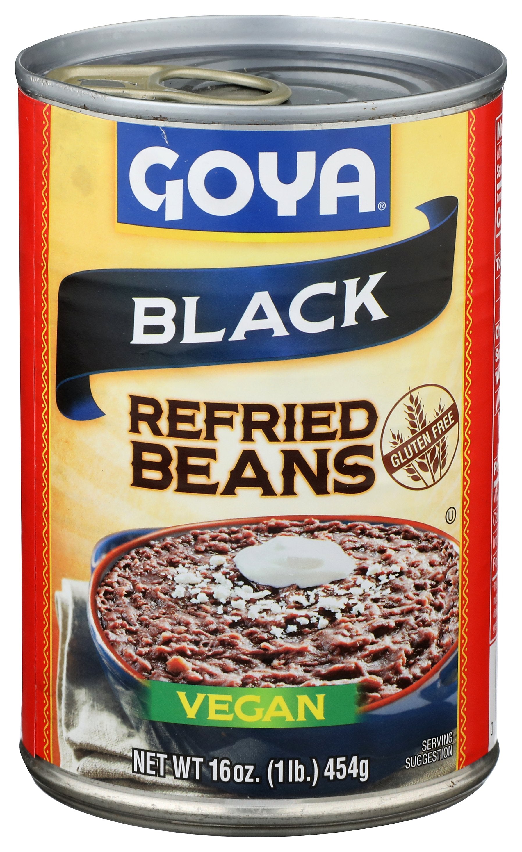 GOYA BEAN REFRIED BLACK - Case of 12