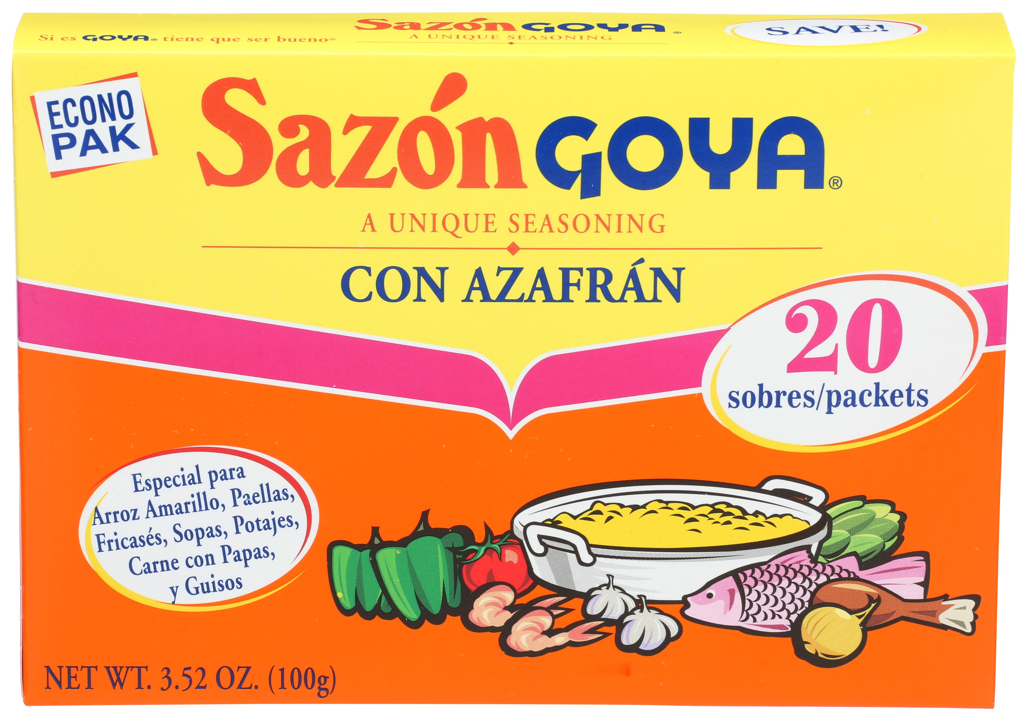 GOYA SAZON AZAFRAN 20CT - Case of 18