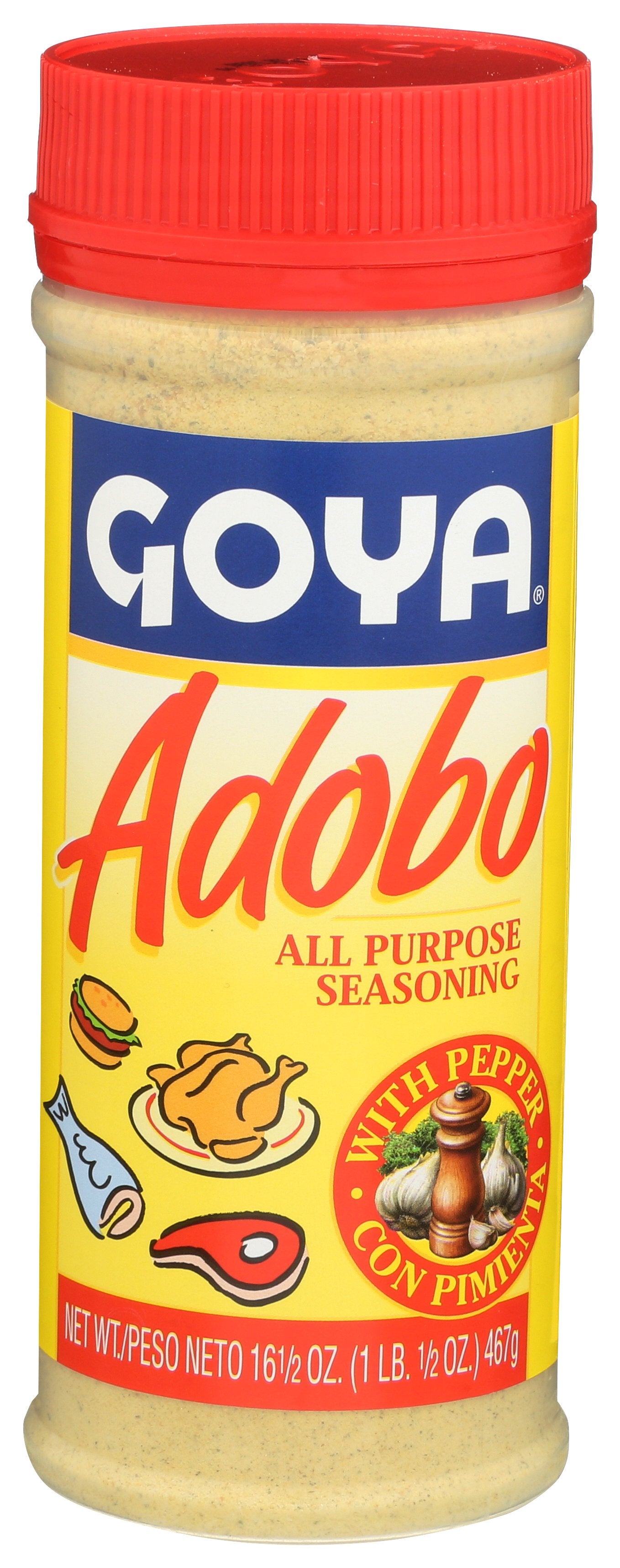 GOYA SSNNG ADOBO W PEPPER - Case of 24 [SSNNG ADOBO W PEPPER - 16.5 OZ]