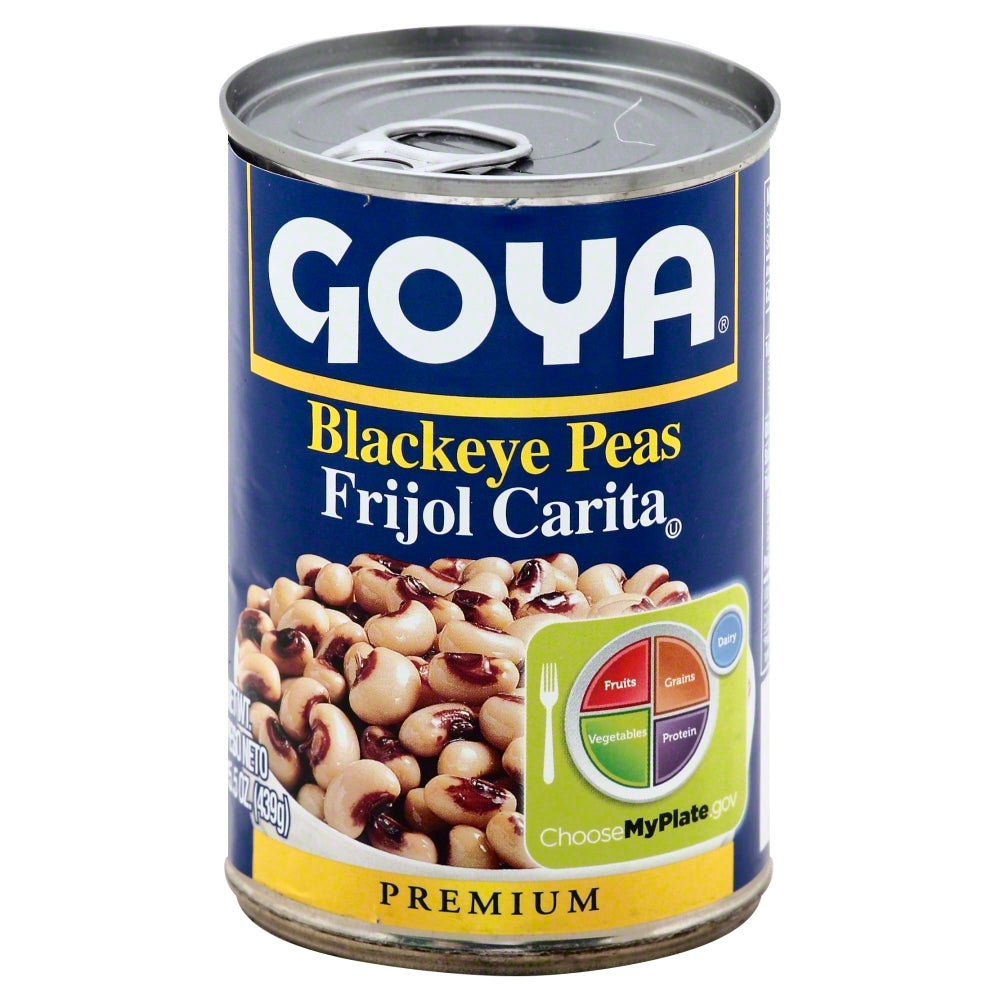 Goya Blackeye Peas - Case of 24 - 15.5 oz