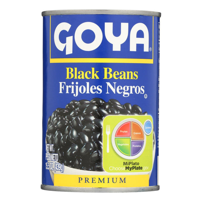 Goya - Beans Black - Case Of 24-15.5 Oz