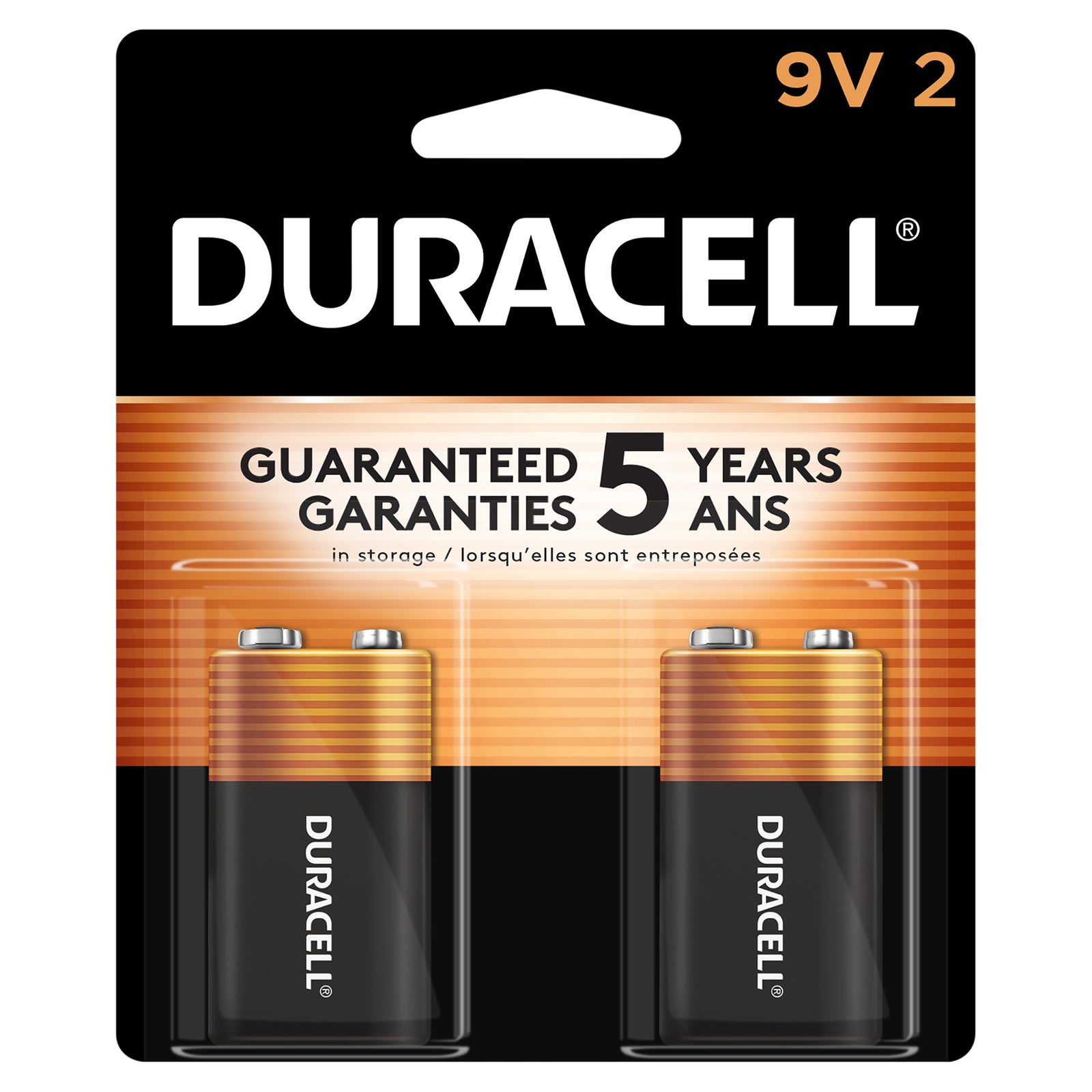Duracell - Battery Alkaline All Purpose 9 V - Case of 12 - 2 PK