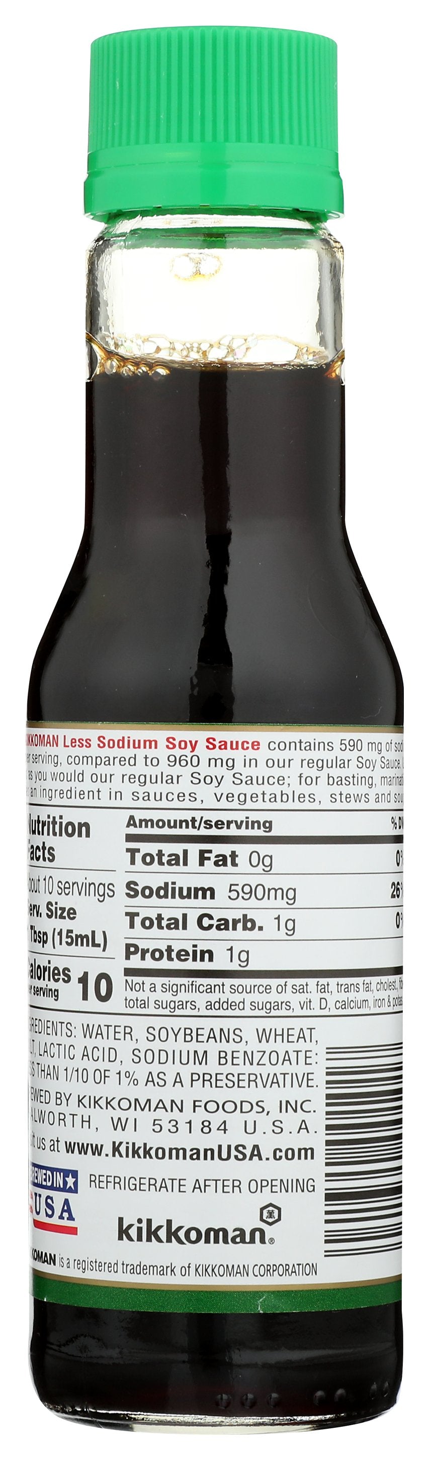 KIKKOMAN SAUCE SOY LITE - Case of 12