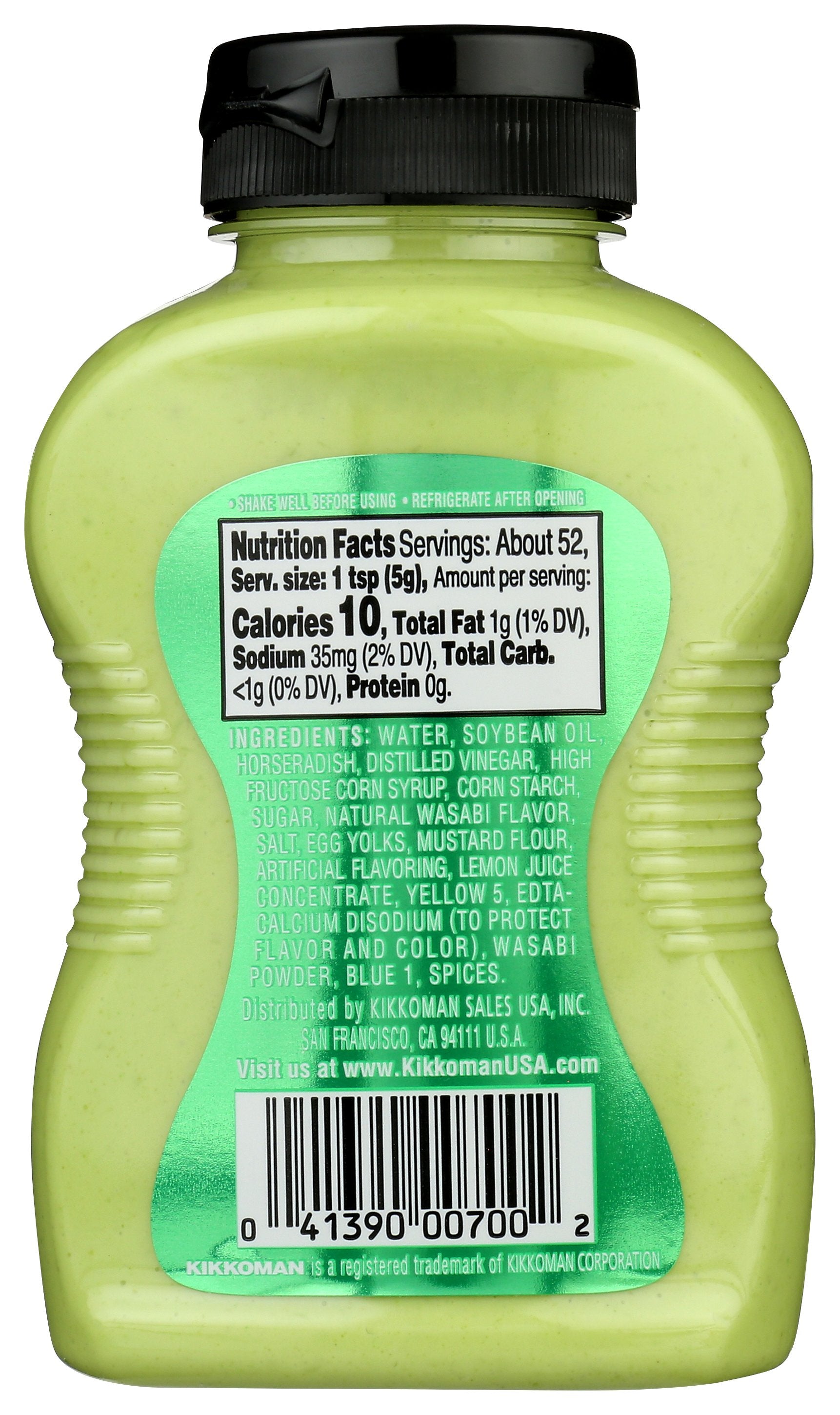 KIKKOMAN SAUCE WASABI - Case of 9