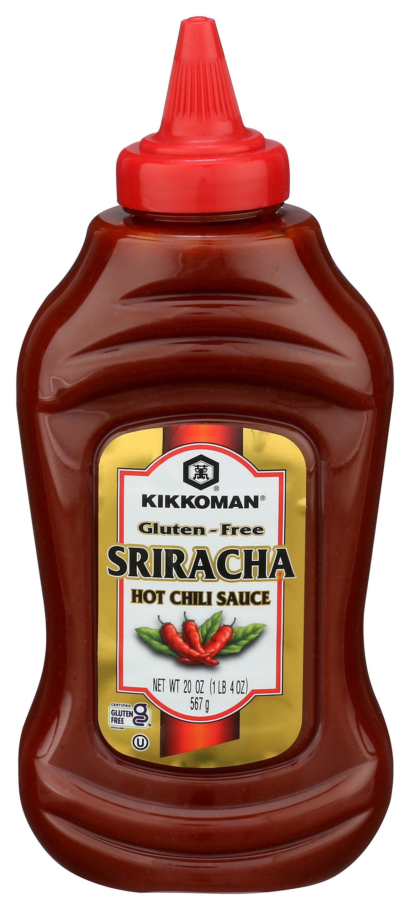 KIKKOMAN SAUCE SRIRACHA HCHILI GF - Case of 12