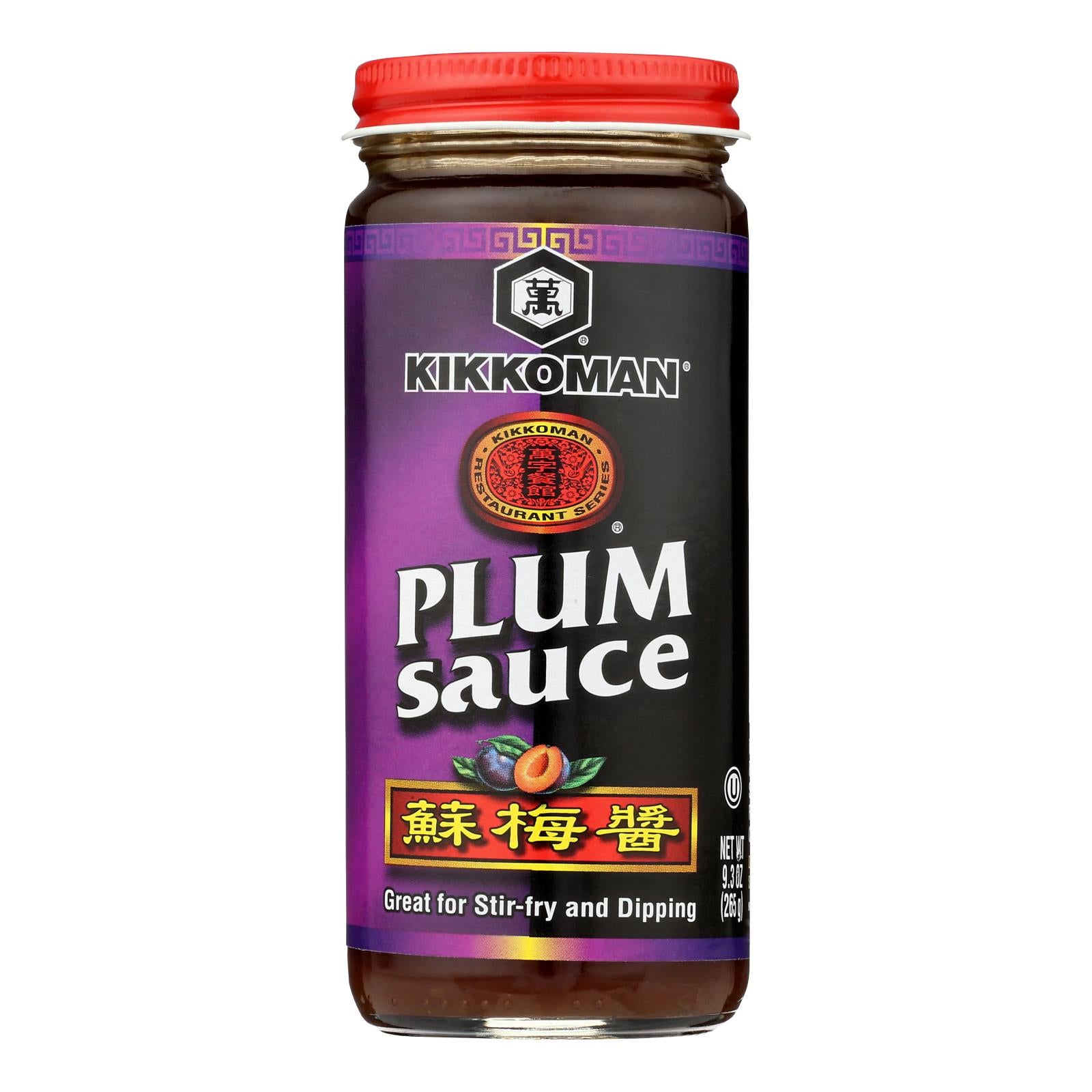 Kikkoman Plum Sauce - Case Of 12 - 9.2 Oz
