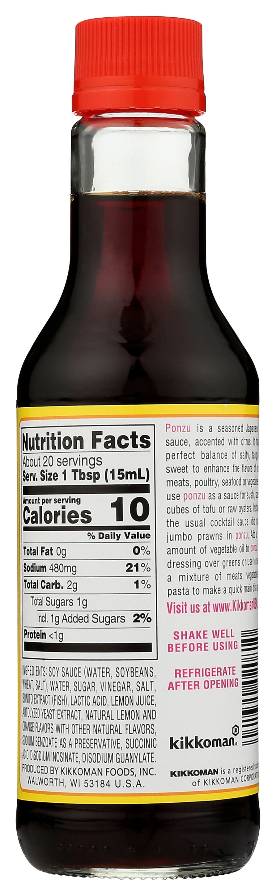 KIKKOMAN SAUCE SOY PONZU CITRUS - Case of 6